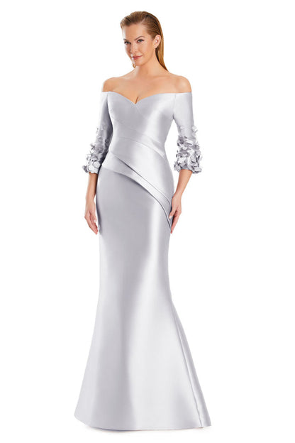 Alexander by Daymor 3049S25 Long Pleated Formal Evening Dress