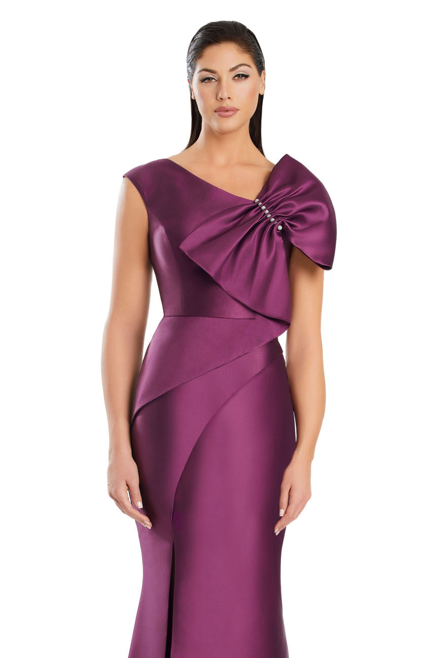 Alexander by Daymor 3055S25 Mermaid Long Formal Pleated Evening Dress
