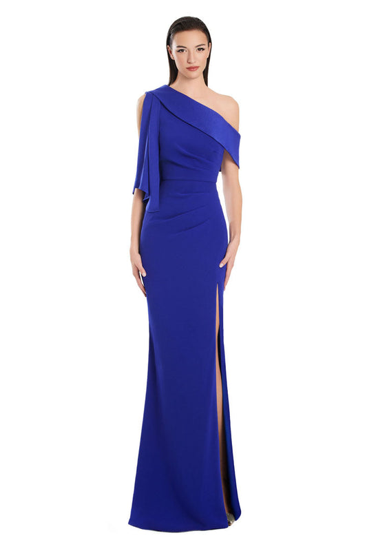 Alexander by Daymor 3058S25 Fitted Long Evening Gown Slit Formal Dress