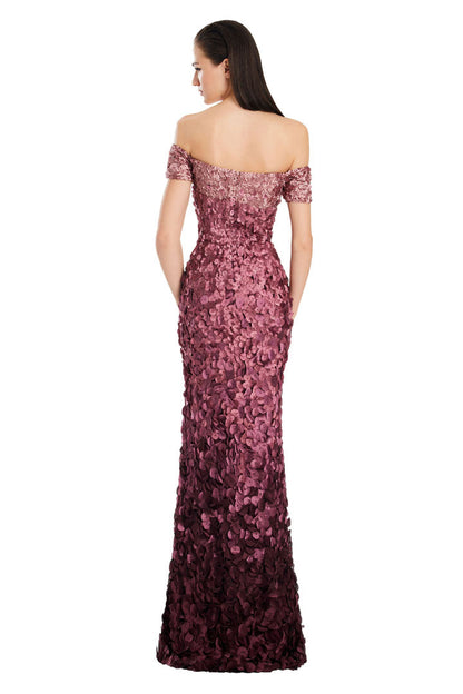Alexander by Daymor 3063S25 Two Tone Long Formal Sequin Evening Dress