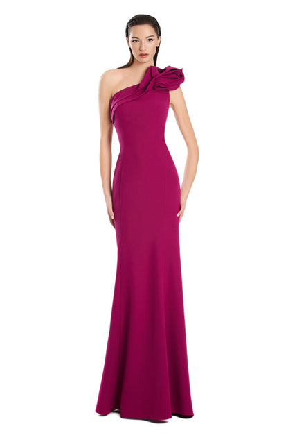 Alexander by Daymor 3076S25 Pleated Long Evening Formal Dress