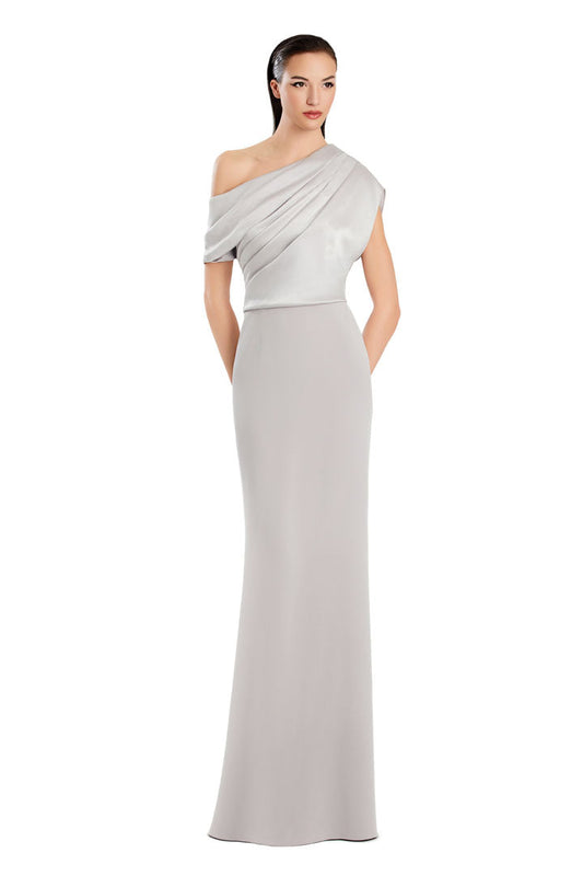 Alexander by Daymor 3083S25 Formal Long Evening Pleated Dress