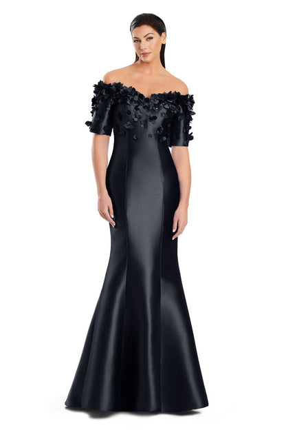Alexander by Daymor 3084S25 Long Mermaid Applique Formal Evening Dress