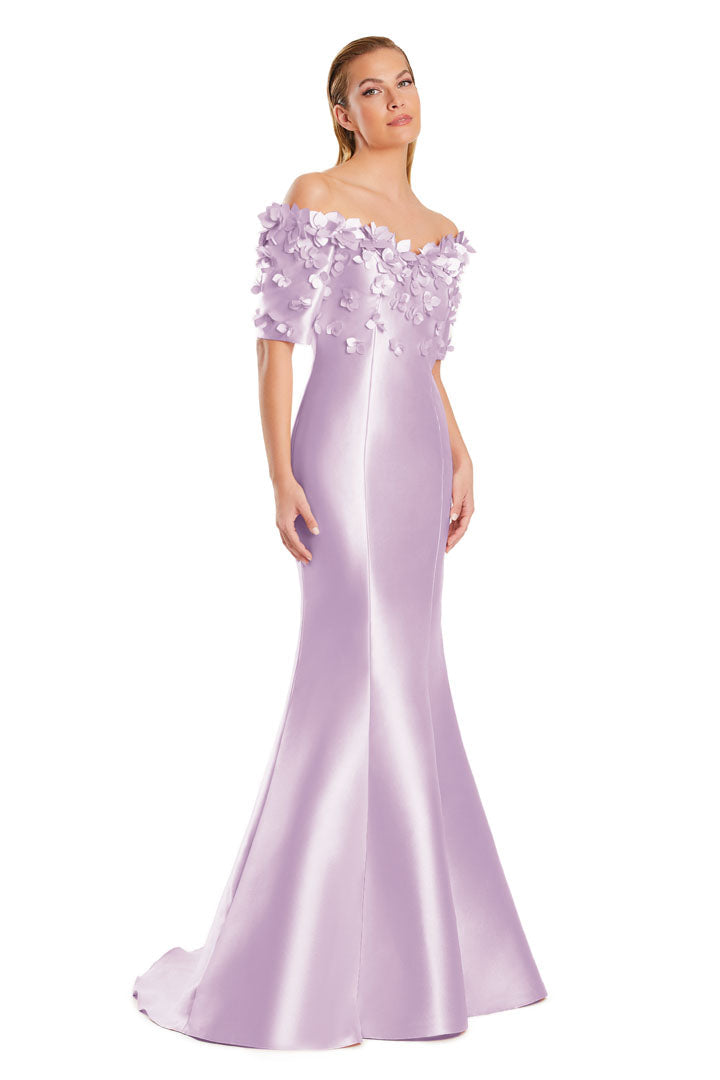 Alexander by Daymor 3084S25 Long Mermaid Applique Formal Evening Dress