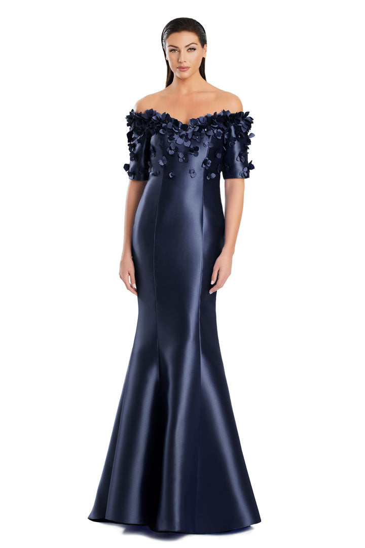 Alexander by Daymor 3084S25 Long Mermaid Applique Formal Evening Dress