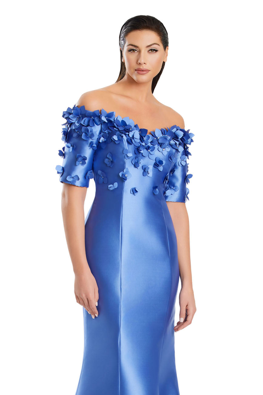 Alexander by Daymor 3084S25 Long Mermaid Applique Formal Evening Dress