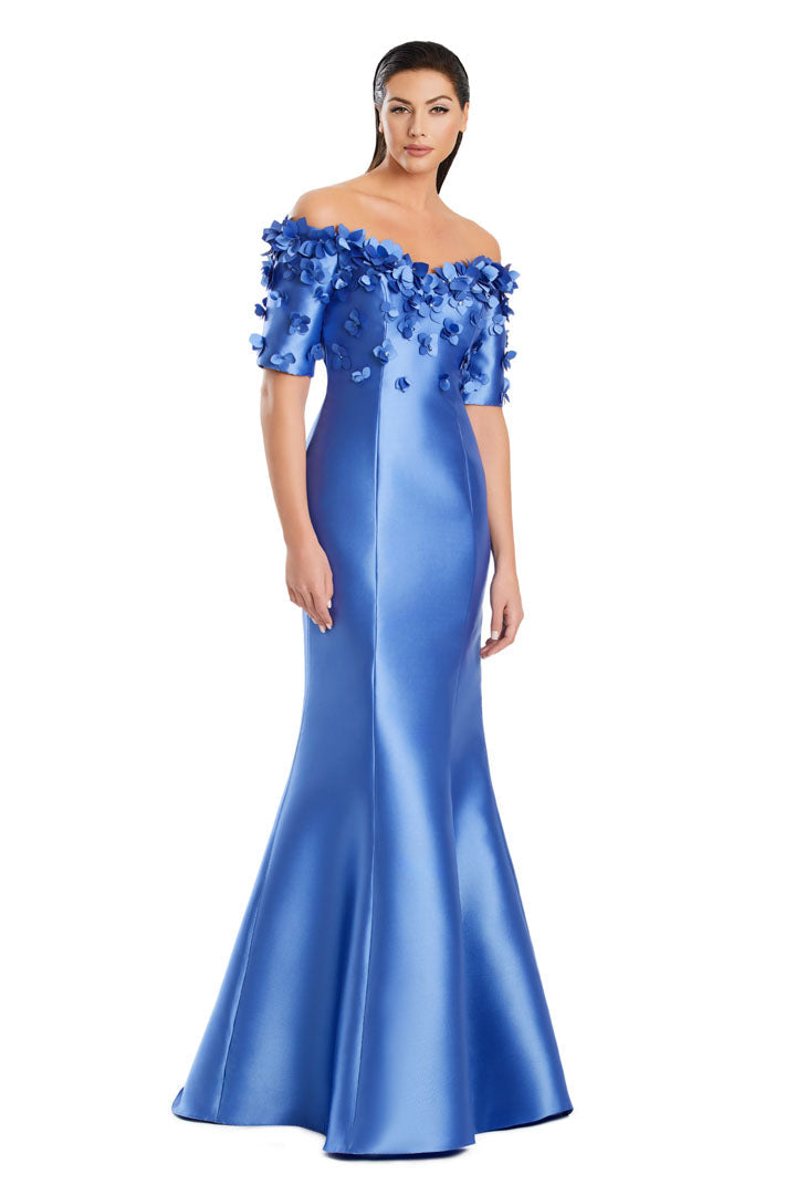 Alexander by Daymor 3084S25 Long Mermaid Applique Formal Evening Dress