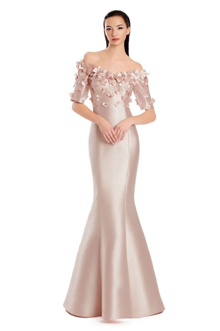 Alexander by Daymor 3084S25 Long Mermaid Applique Formal Evening Dress
