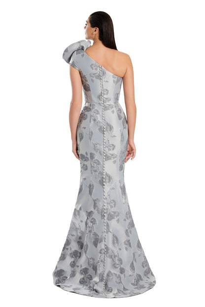 Alexander by Daymor 3085S25 Long Mermaid Formal Printed Evening Dress