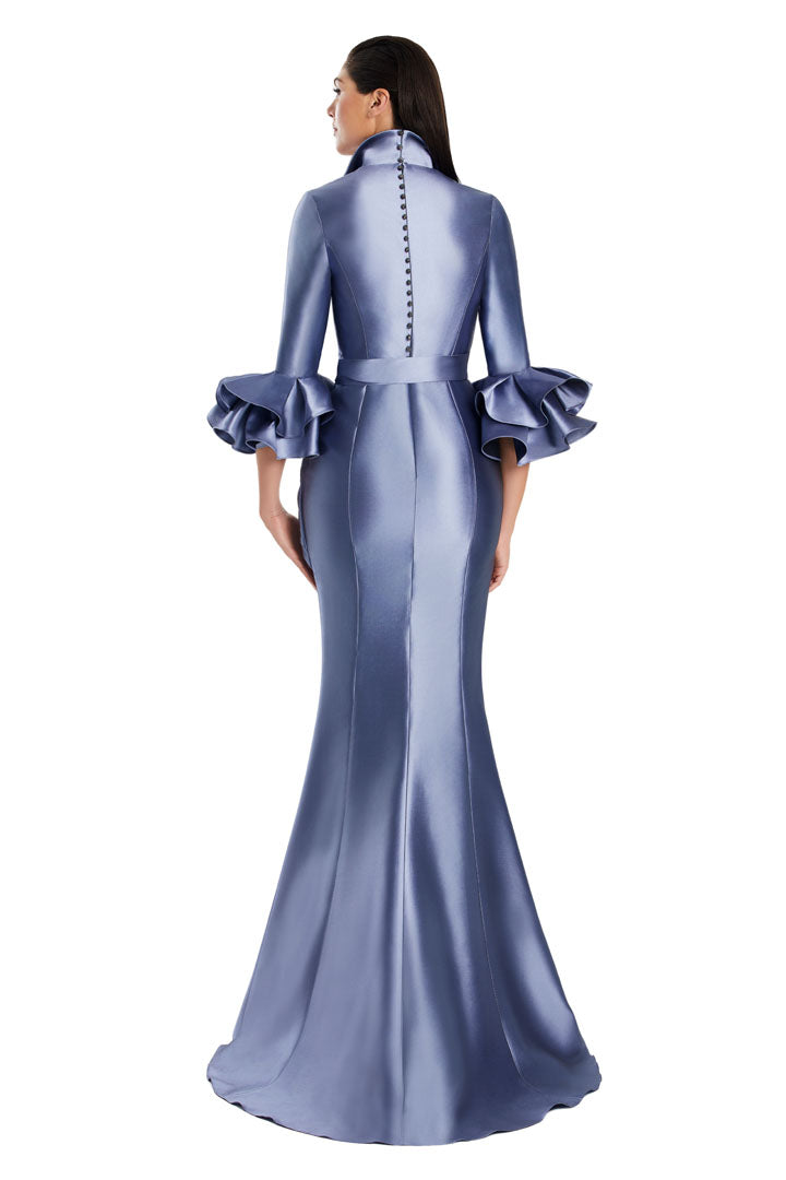Alexander by Daymor 3087S25 Long Evening Gown Formal Ruffled Dress