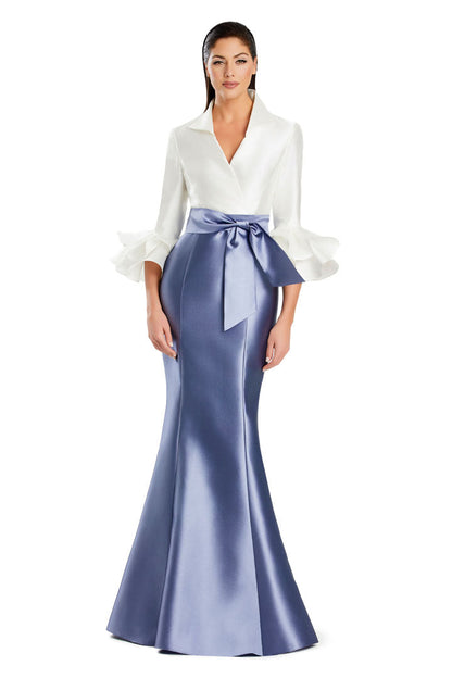 Alexander by Daymor 3087S25 Long Evening Gown Formal Ruffled Dress