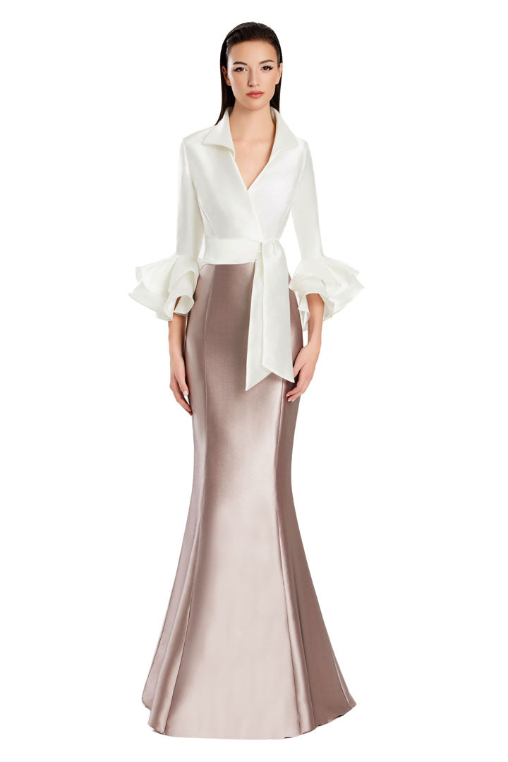 Alexander by Daymor 3087S25 Long Mermaid Formal Ruffle Dress