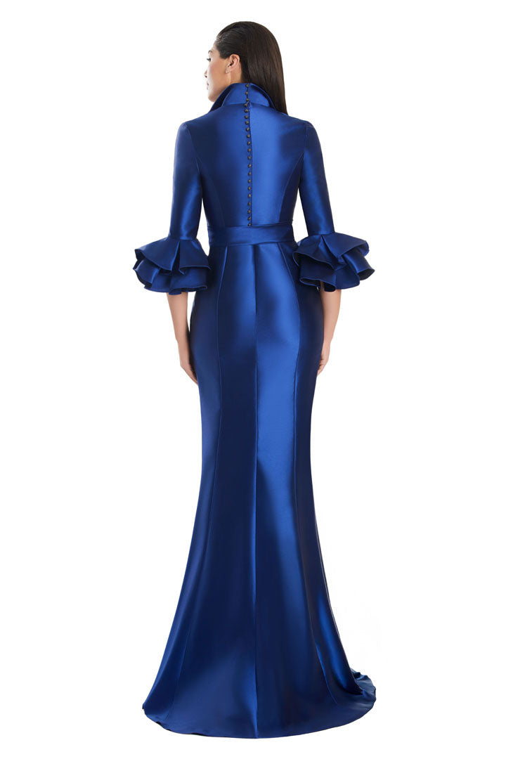 Alexander by Daymor 3087S25 Long Mermaid Formal Ruffle Dress