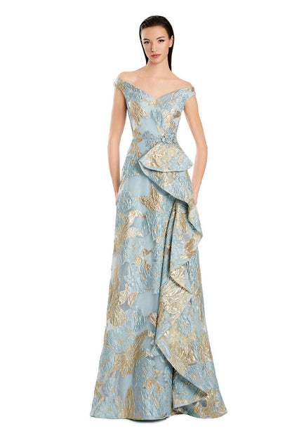 Alexander by Daymor 3095S25 Long Evening Printed Formal Dress