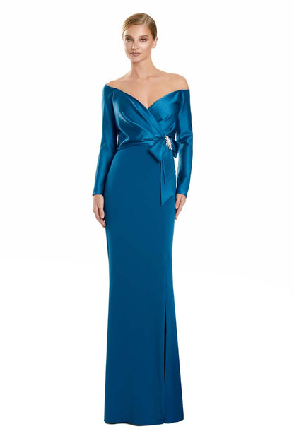 Alexander by Daymor 3133F25 Long Evening Fitted Formal Dress
