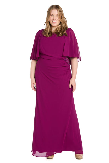 Plus Size Long Dress Mother of the Bride Formal R&M Richards 3144W