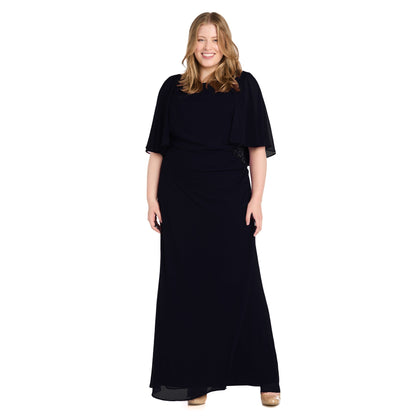 Plus Size Long Dress Mother of the Bride Formal R&M Richards 3144W