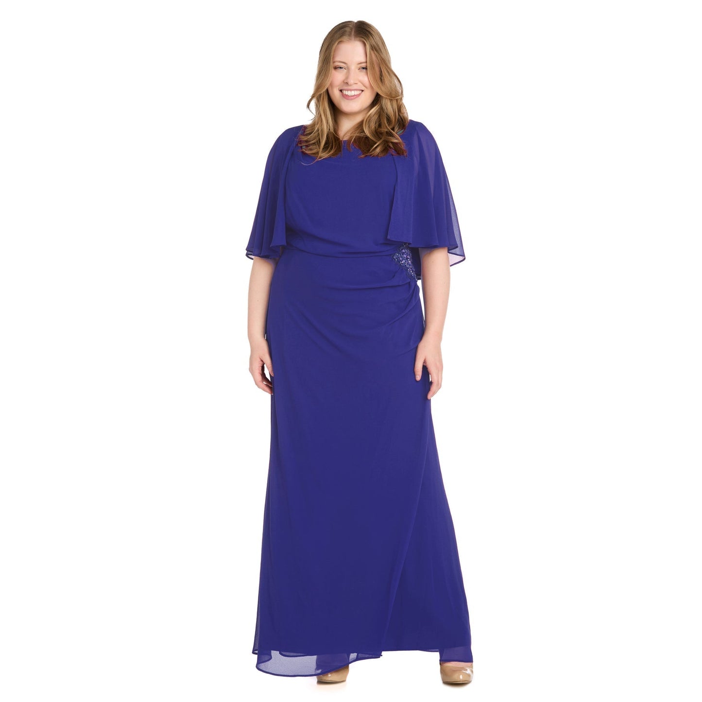 Plus Size Long Dress Mother of the Bride Formal R&M Richards 3144W
