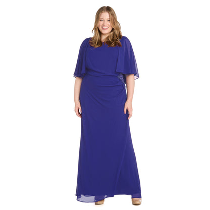 Plus Size Long Dress Mother of the Bride Formal R&M Richards 3144W