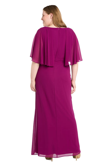 Plus Size Long Dress Mother of the Bride Formal R&M Richards 3144W