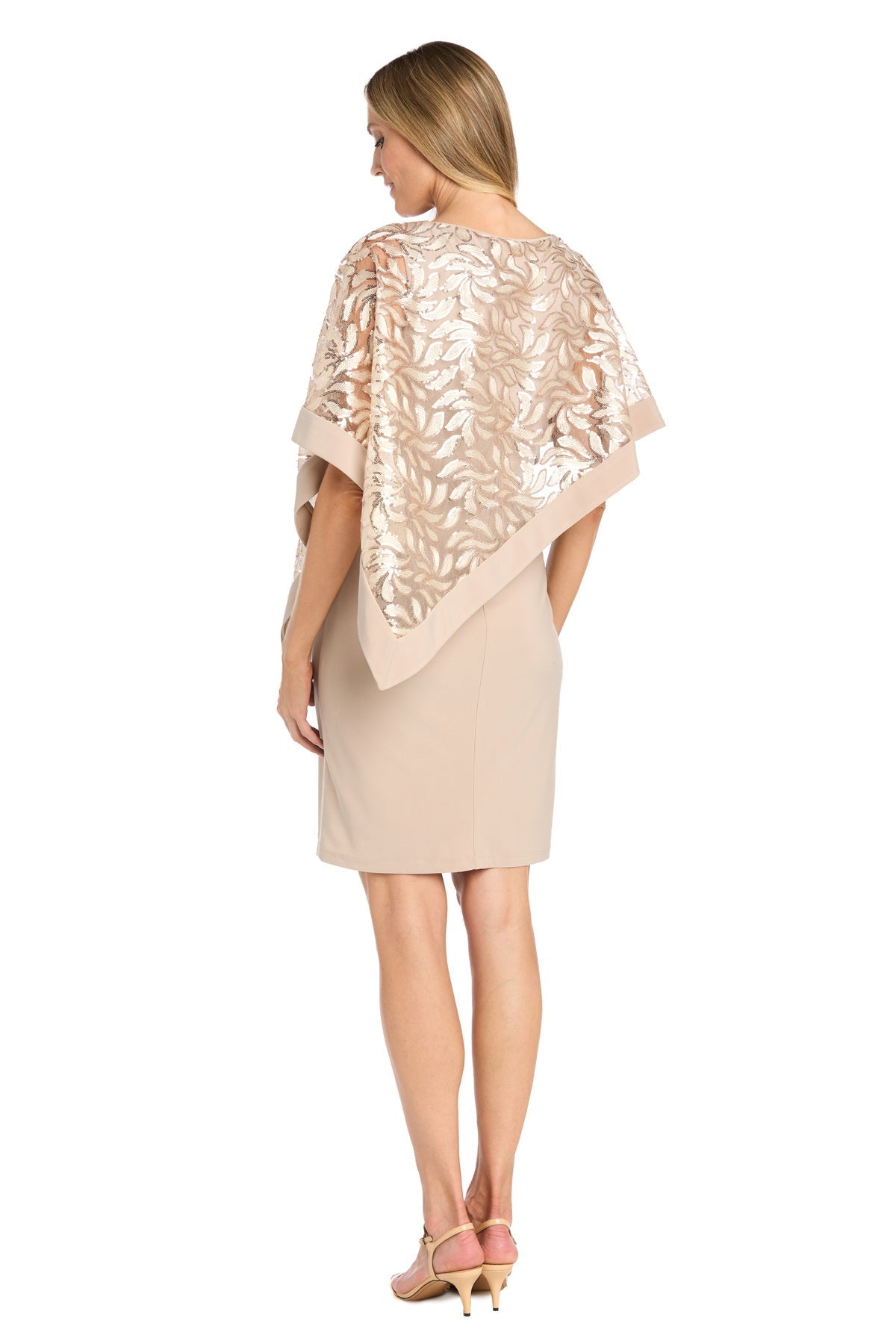 Mother of the Bride Short Dress Cocktail Poncho R&M Richards 3167