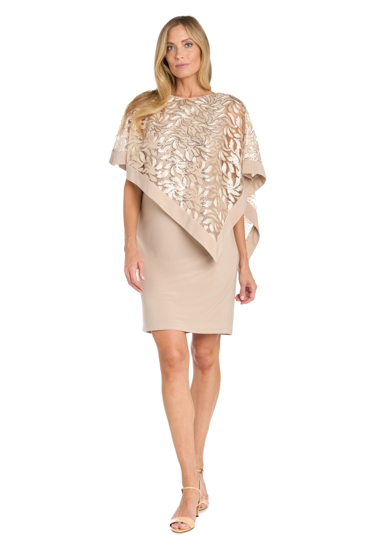 Mother of the Bride Short Dress Cocktail Poncho R&M Richards 3167