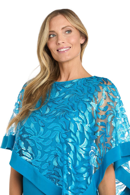 Mother of the Bride Short Dress Cocktail Poncho R&M Richards 3167