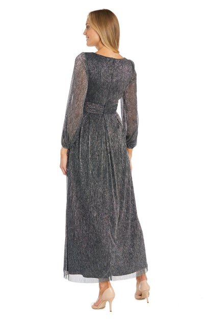 Long Sleeve Formal Dress A Line R&M Richards 3228
