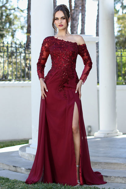 Adora Design 3245 Plus Size Long Formal A Line Evening Dress