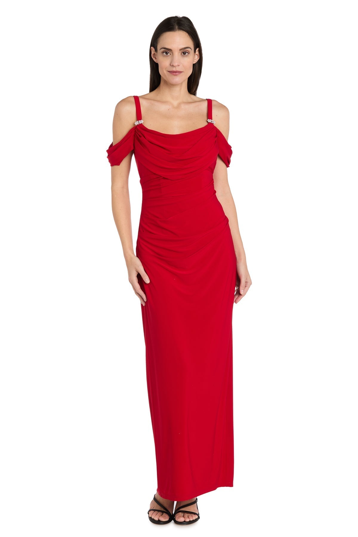 Long Formal Dress Fitted Evening R&M Richards 3379