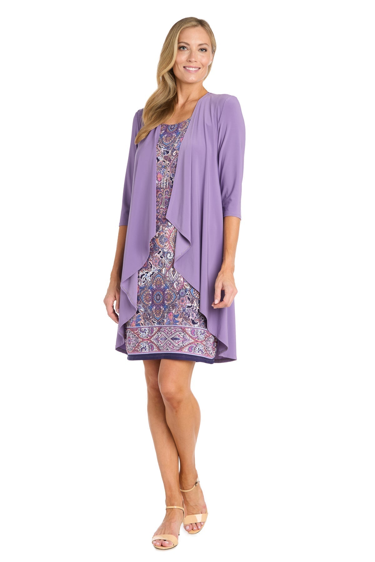 Short Petite Dress Mother of the Bride Jacket R&M Richards 3477P
