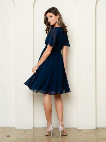 Eva Fashion 3508 Knee Length A Line Cocktail Dress