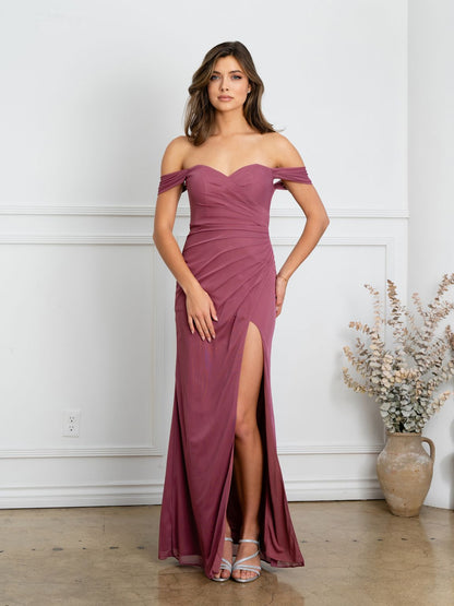 Eva Fashion 3510 Fitted Long Formal Slit Prom Dress