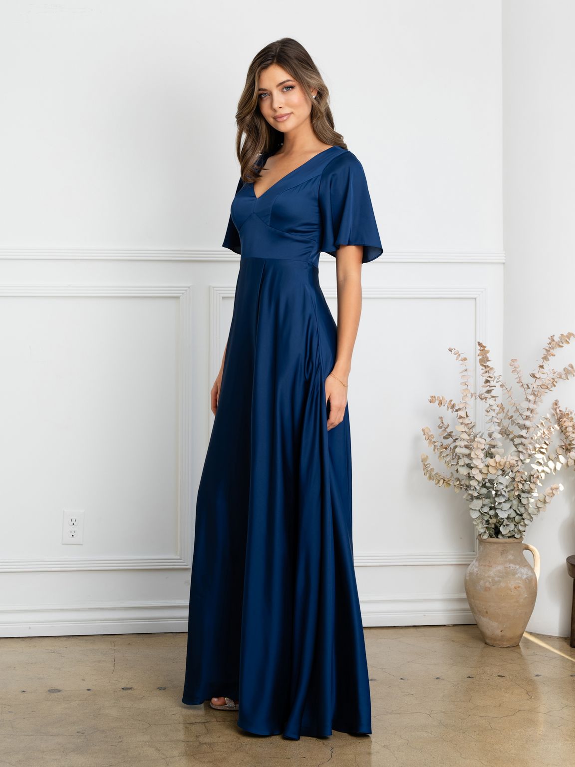 Eva Fashion 3523 Long Formal A Line Evening Dress
