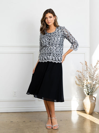 Eva Fashion 3530 Short Mother of the Bride Jacket Cocktail Dress