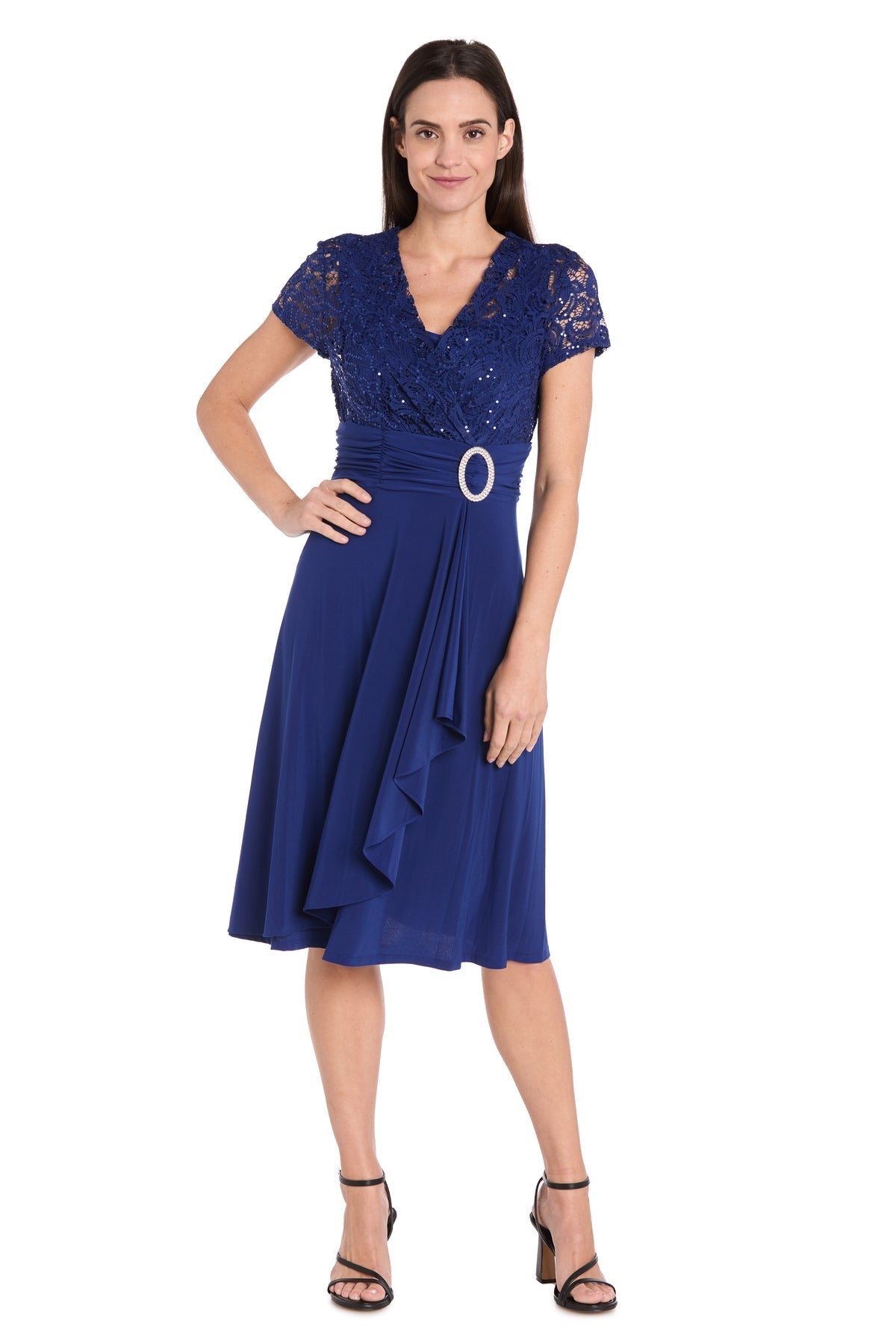 Short Petite Dress Mother of the Bride Cocktail R&M Richards 3639P