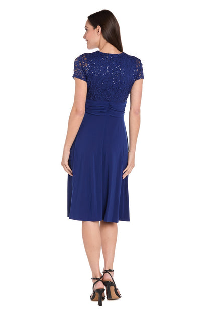 Short Petite Dress Mother of the Bride Cocktail R&M Richards 3639P
