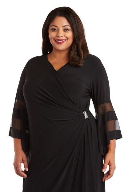Long Plus Size Evening Dress Formal R&M Richards 3641W