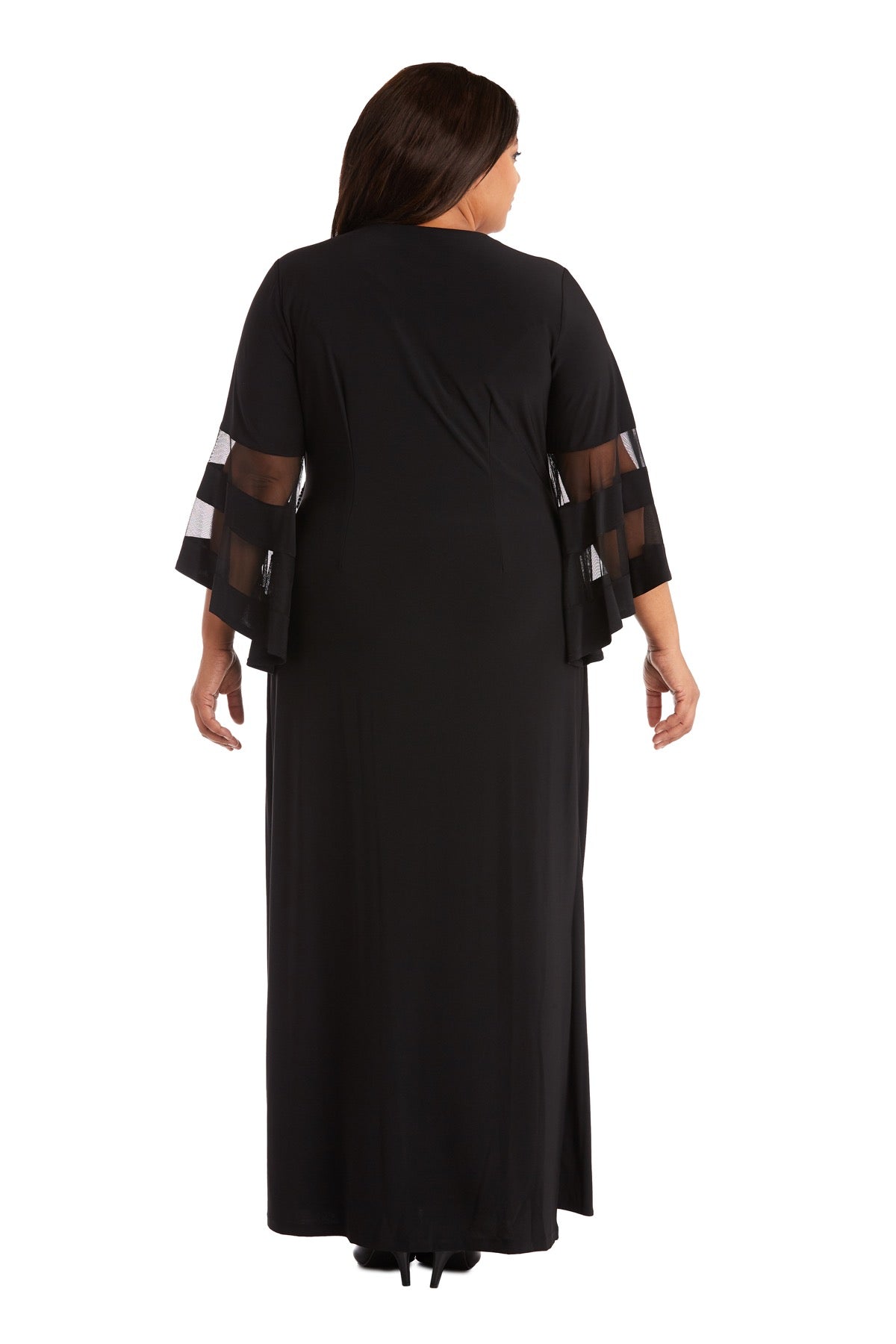 Long Plus Size Evening Dress Formal R&M Richards 3641W
