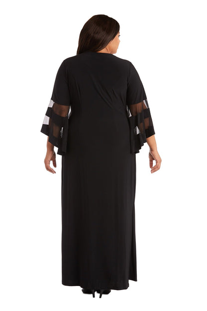 Long Plus Size Evening Dress Formal R&M Richards 3641W