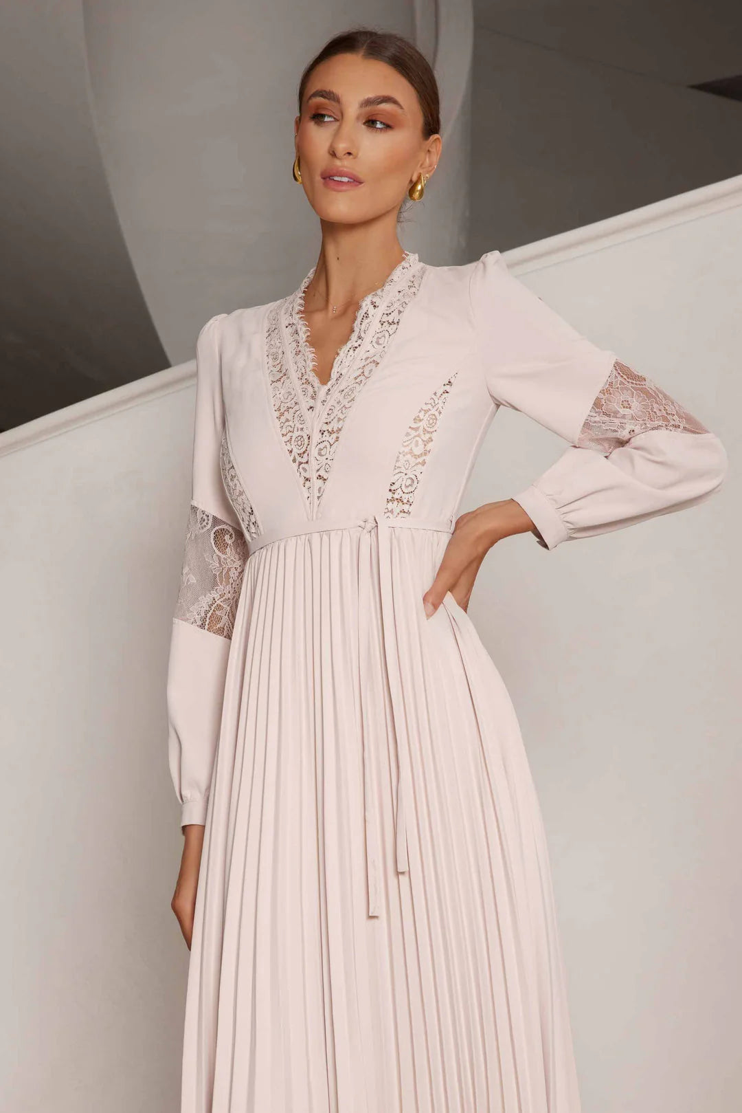 Leia Dress - Vintage Pink
