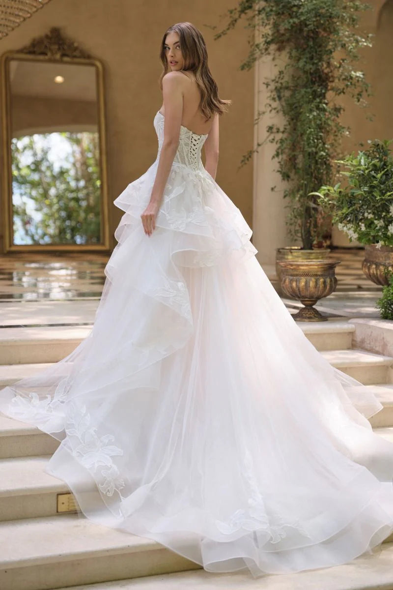 WL059 - Star Lily Floral Ball Gown - Andrea & Leo