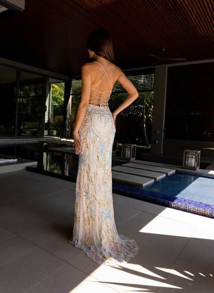 Primavera Couture 4156 Formal Prom Beaded Long Dress
