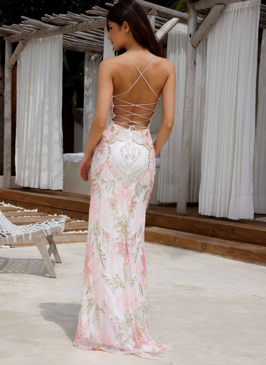 Primavera Couture 4156 Formal Prom Beaded Long Dress