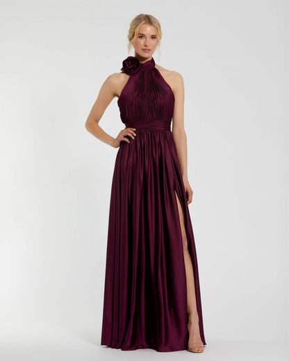 Long Formal Chiffon Prom Dress Chiffon Fabric Mac Duggal 49333