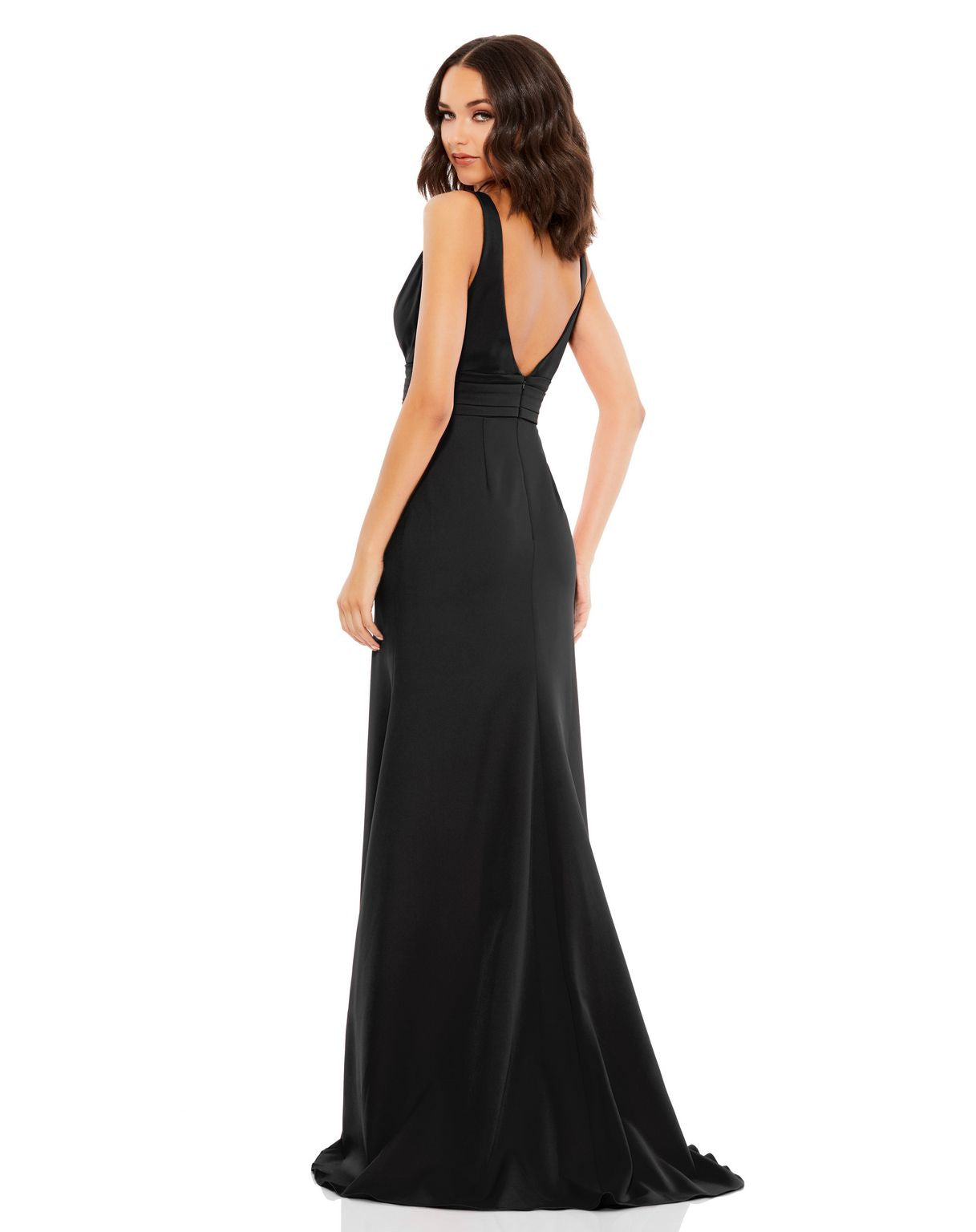 Long Sleeveless Prom Dress Sleeveless Detail Mac Duggal 49454