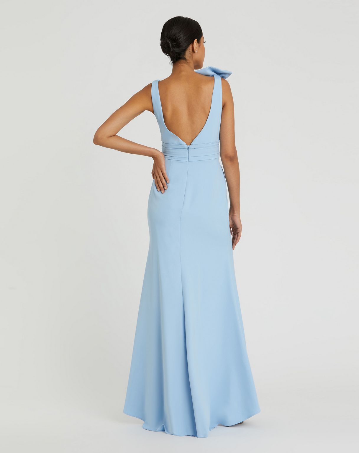 Long Sleeveless Prom Dress Sleeveless Detail Mac Duggal 49454