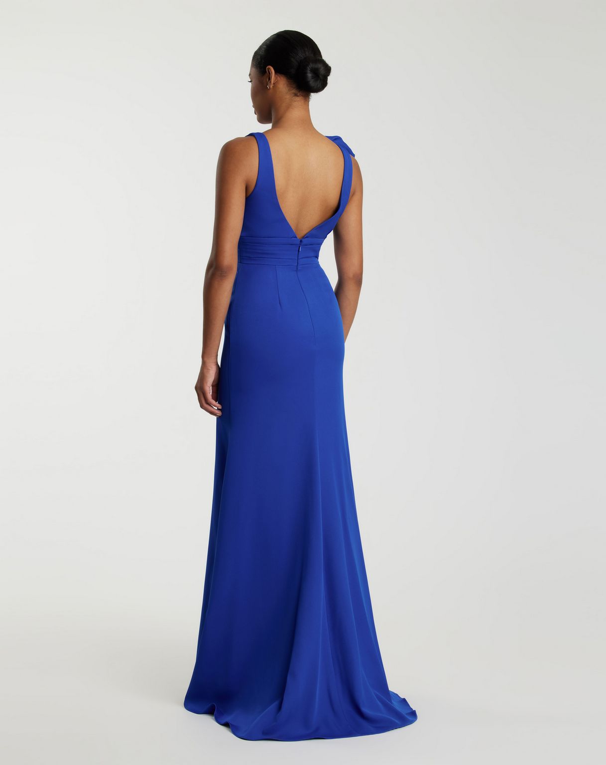 Long Sleeveless Prom Dress Sleeveless Detail Mac Duggal 49454