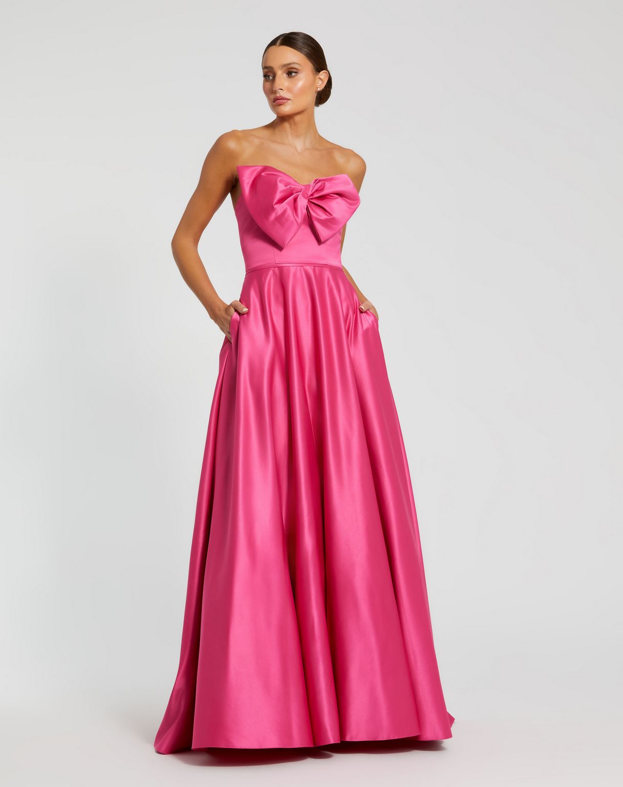 Long A Line Prom Ballgown A Line Prom Ballgown Mac Duggal 49702