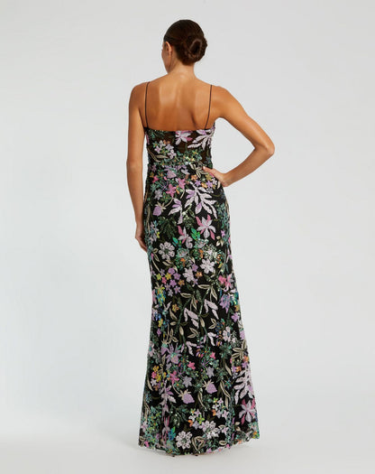 Long Formal Floral Prom Dress Formal Floral Long Prom Mac Duggal 49827
